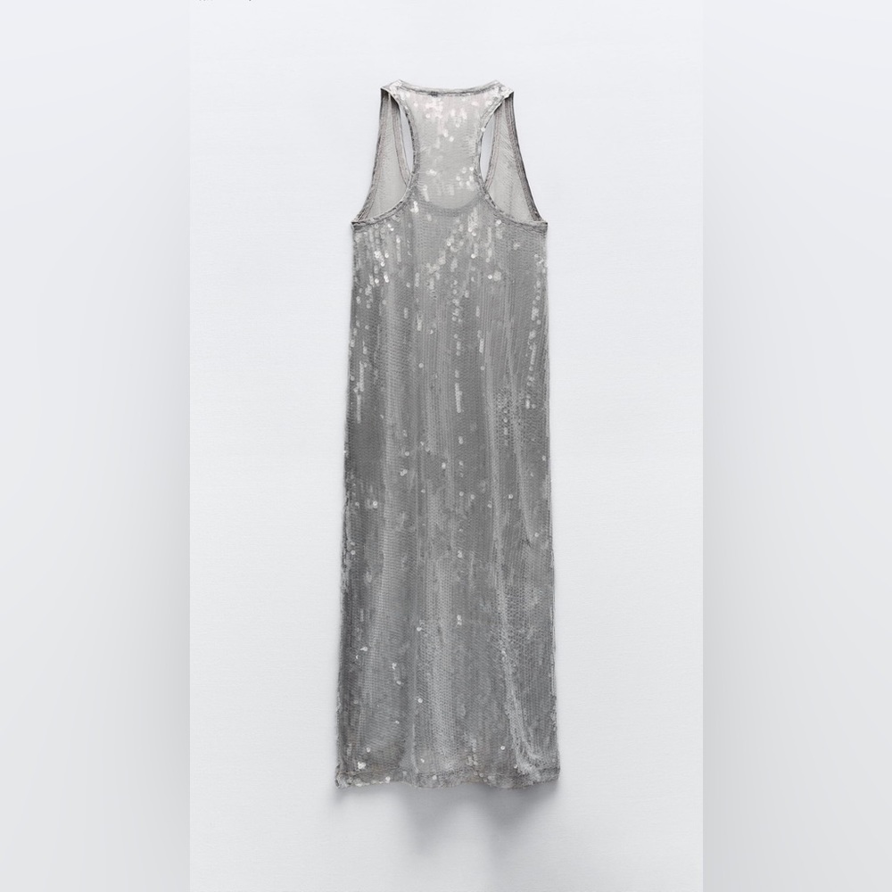 NWT ZARA SEQUIN DRESS - Picture 9 of 11
